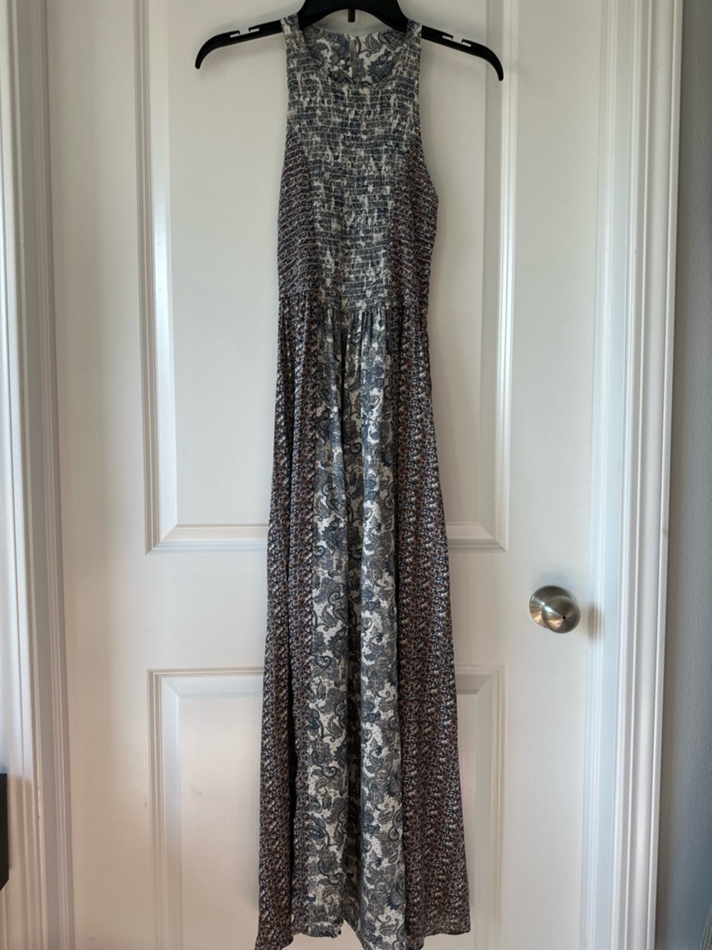 Japna Boho Floral and Paisley Garden Granny Maxi Dress
